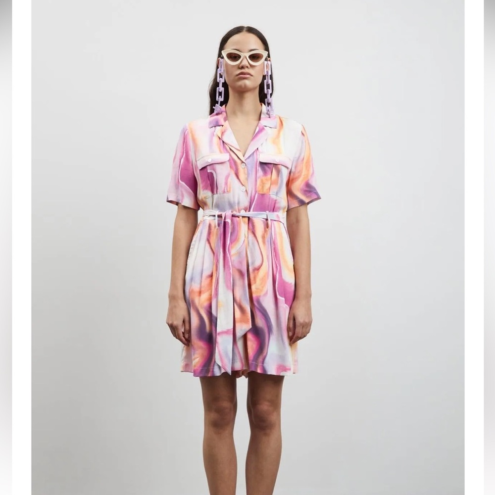 ICHI Rulla Multicolor Playsuit Romper Size 36
